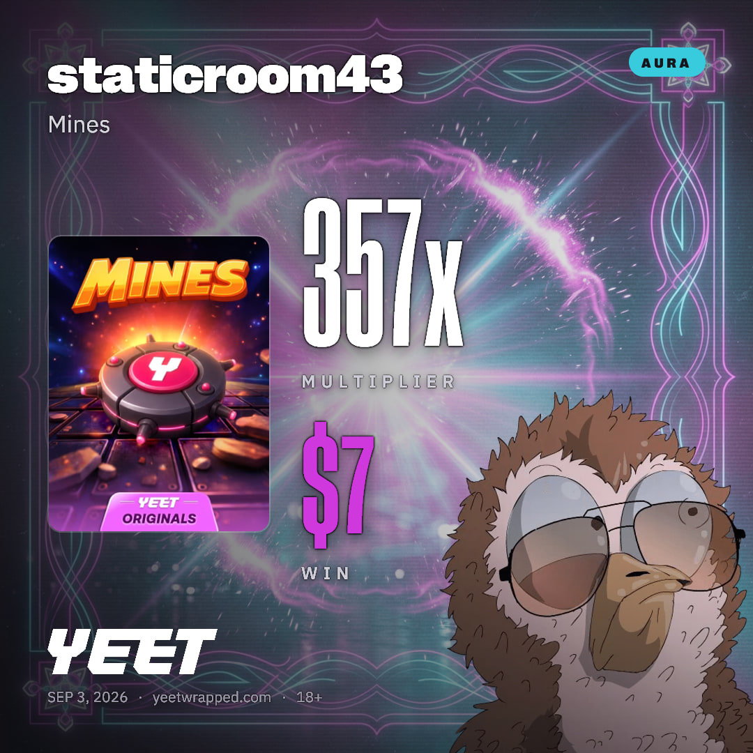 staticroom43 hit 356.6x on Mines