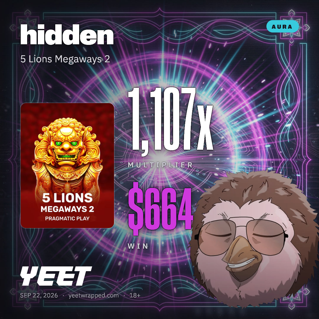 hidden hit 1,107x on 5 Lions Megaways 2