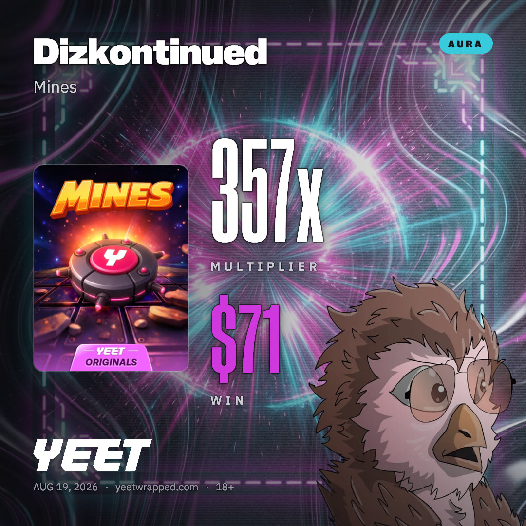 Dizkontinued hit 356.6x on Mines