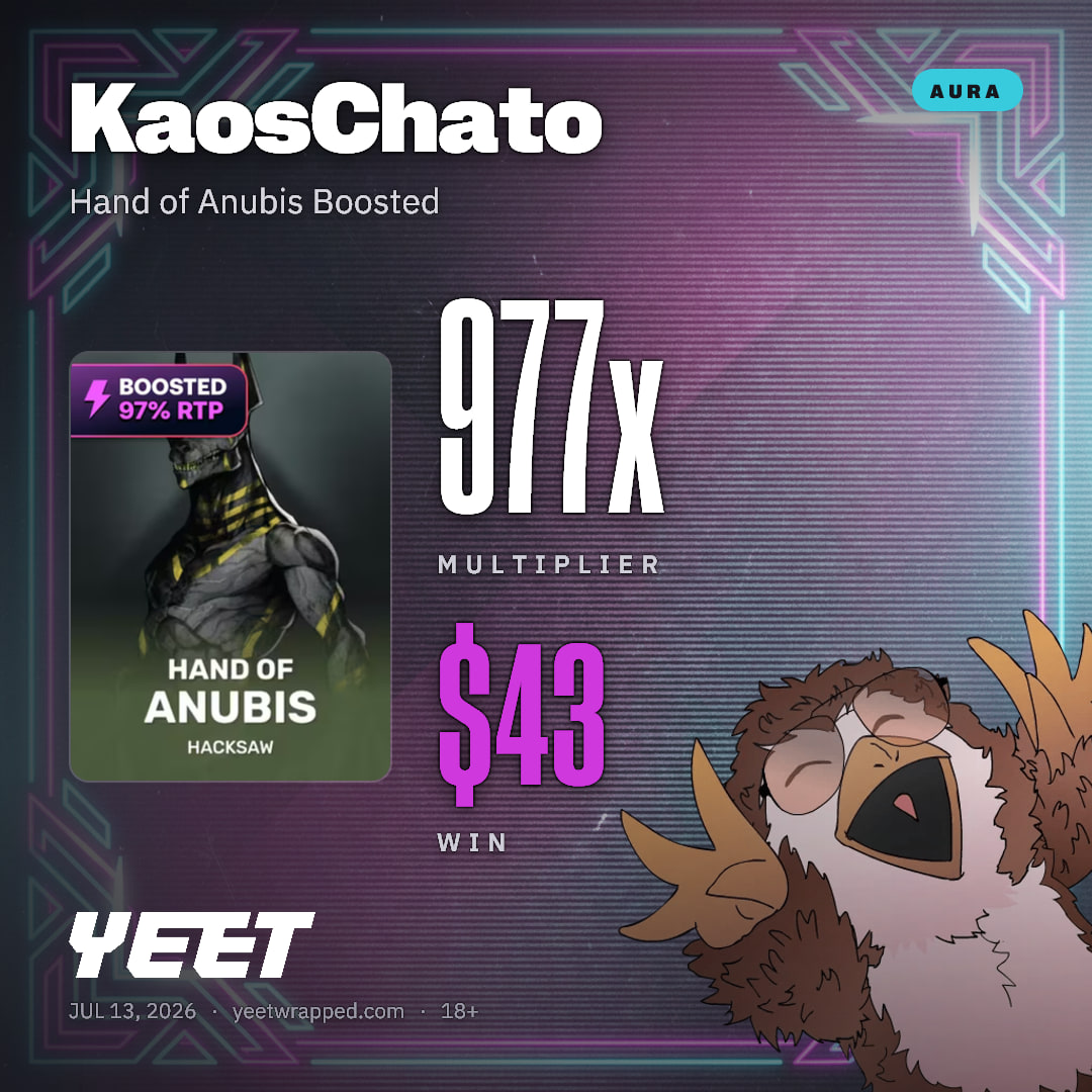 KaosChato hit 977.2x on Hand of Anubis Boosted
