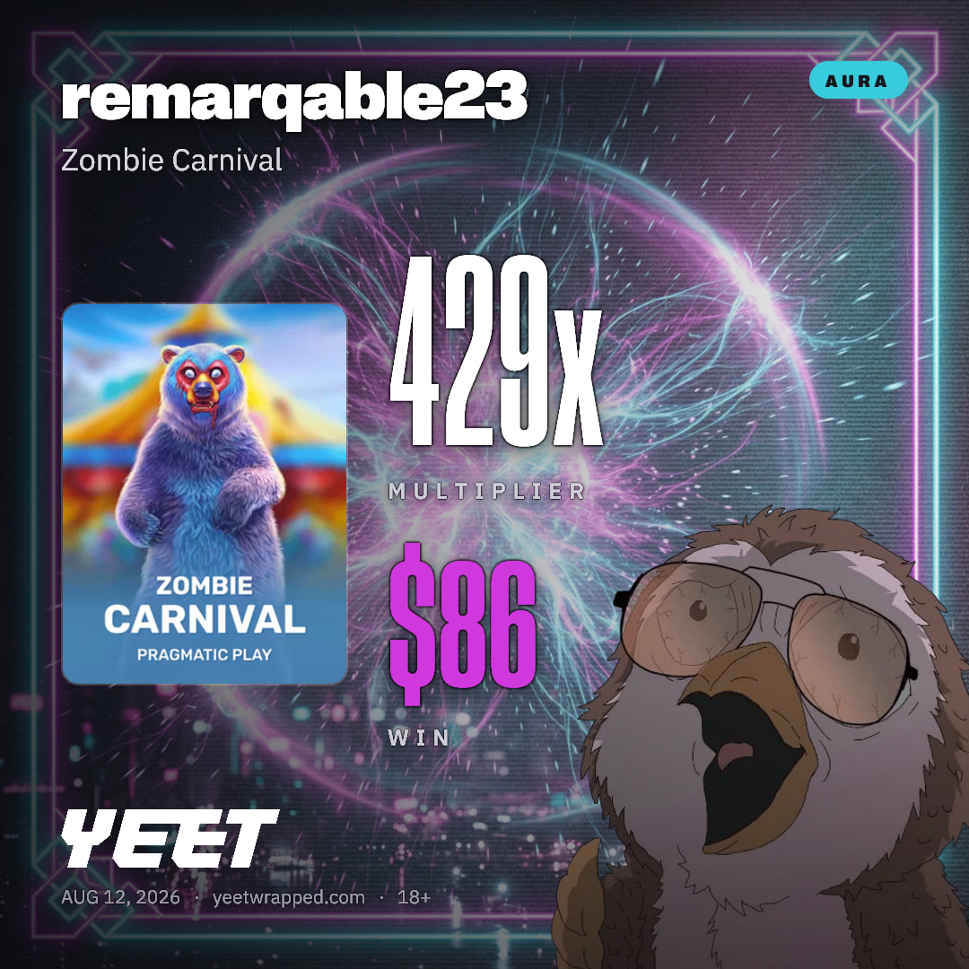 remarqable23 hit 428.5x on Zombie Carnival