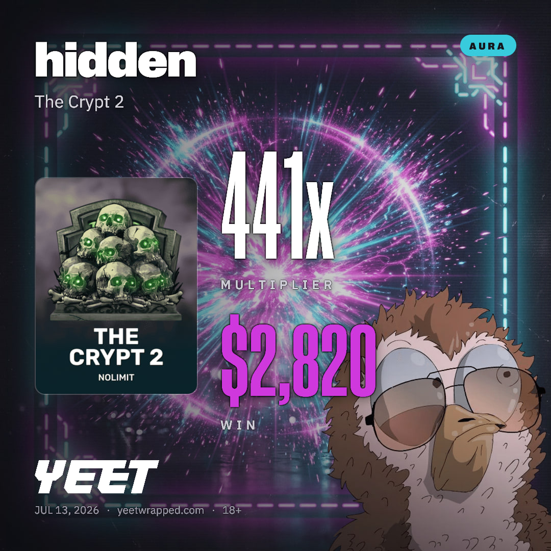 hidden hit 440.6x on The Crypt 2
