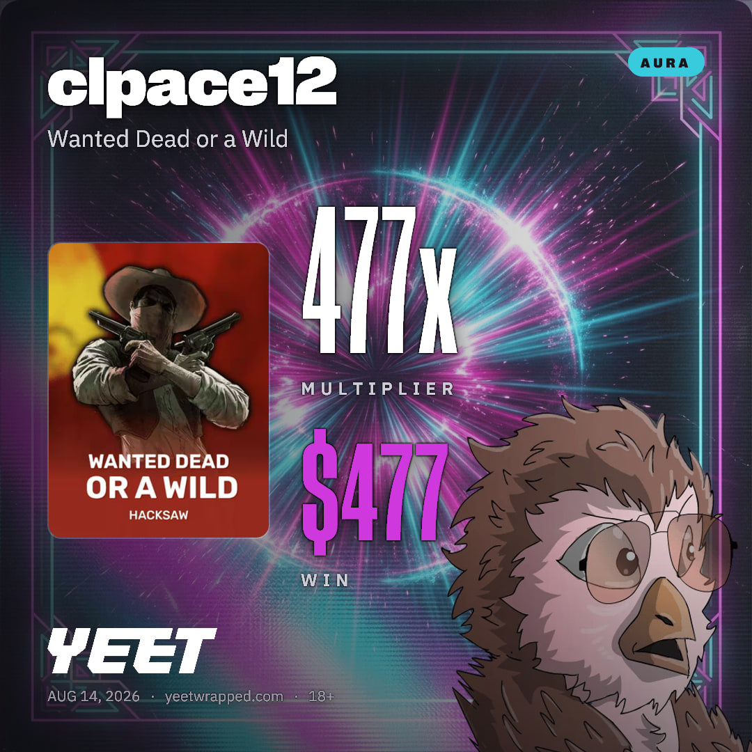 clpace12 hit 477x on Wanted Dead or a Wild