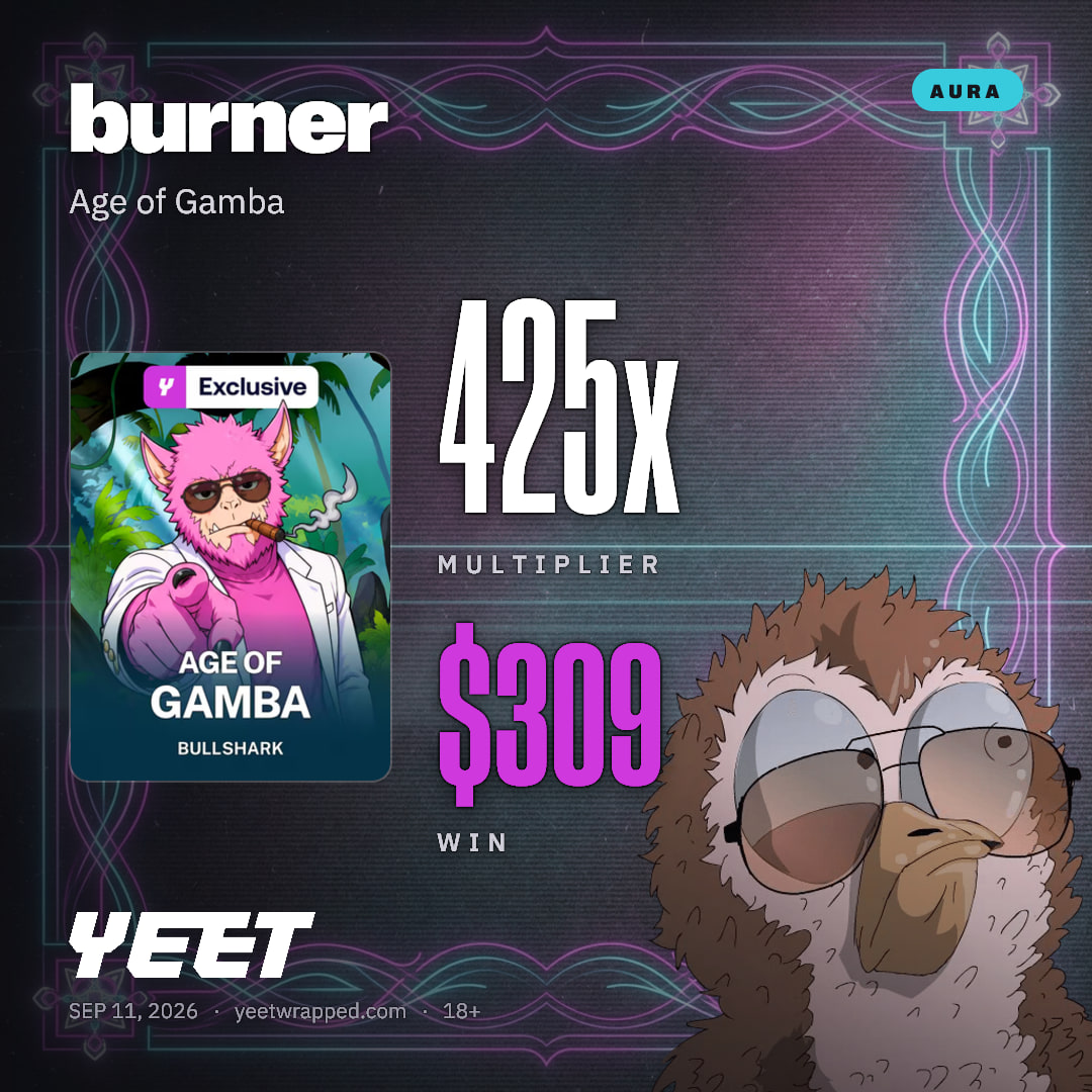 burner hit 425.3x on Age of Gamba