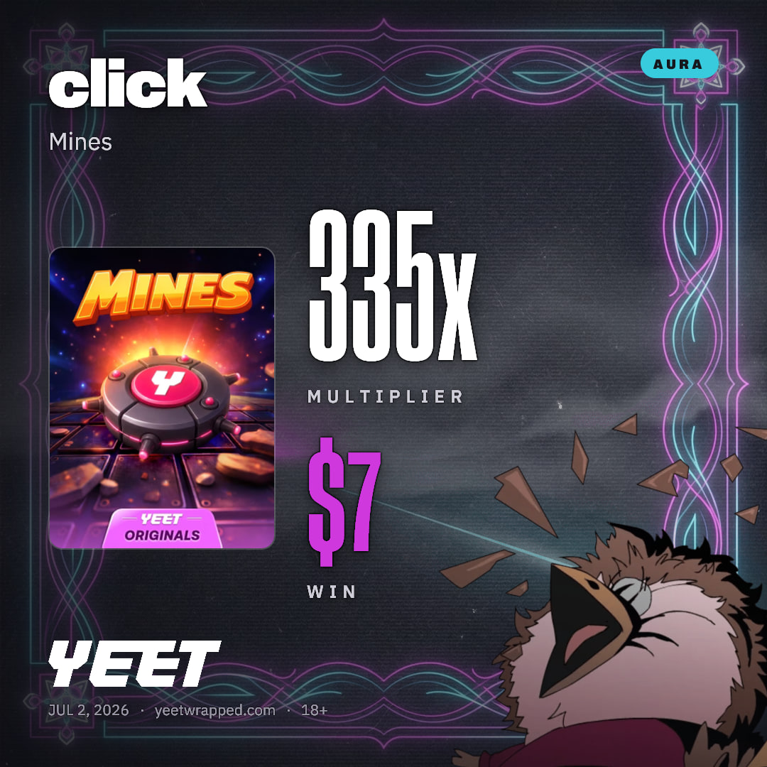 click hit 335.4x on Mines