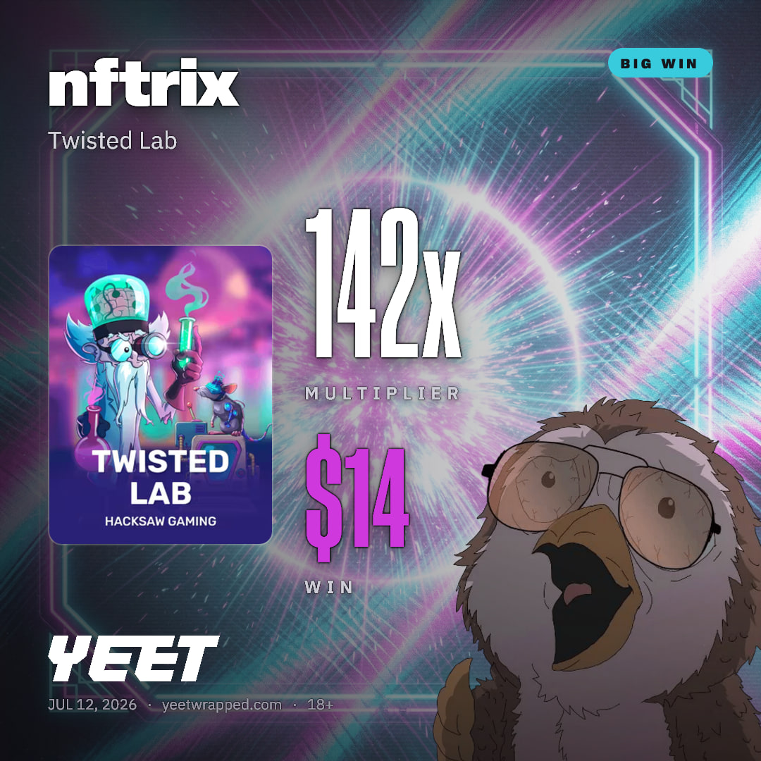 nftrix hit 142x on Twisted Lab