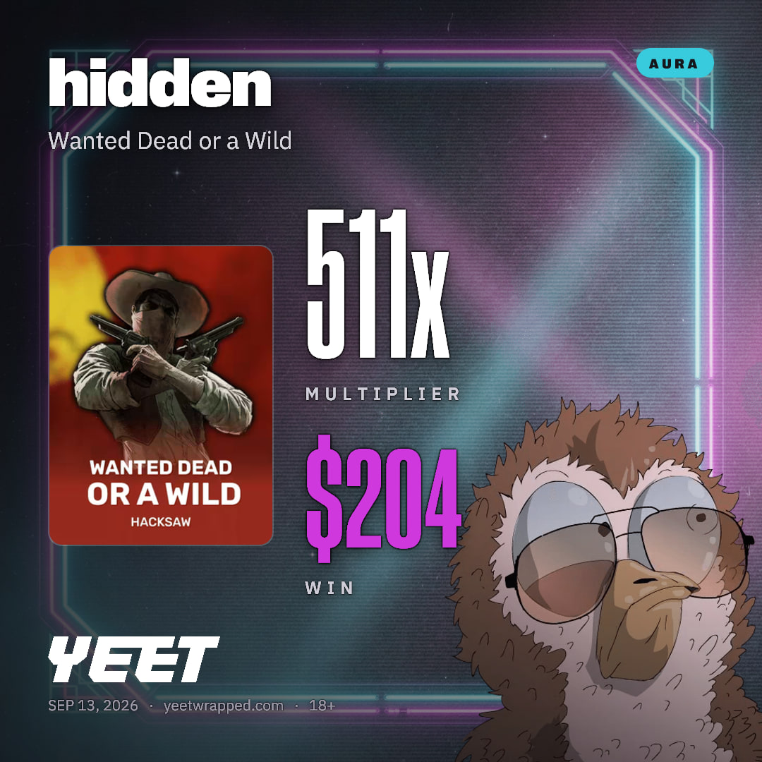 hidden hit 511.1x on Wanted Dead or a Wild