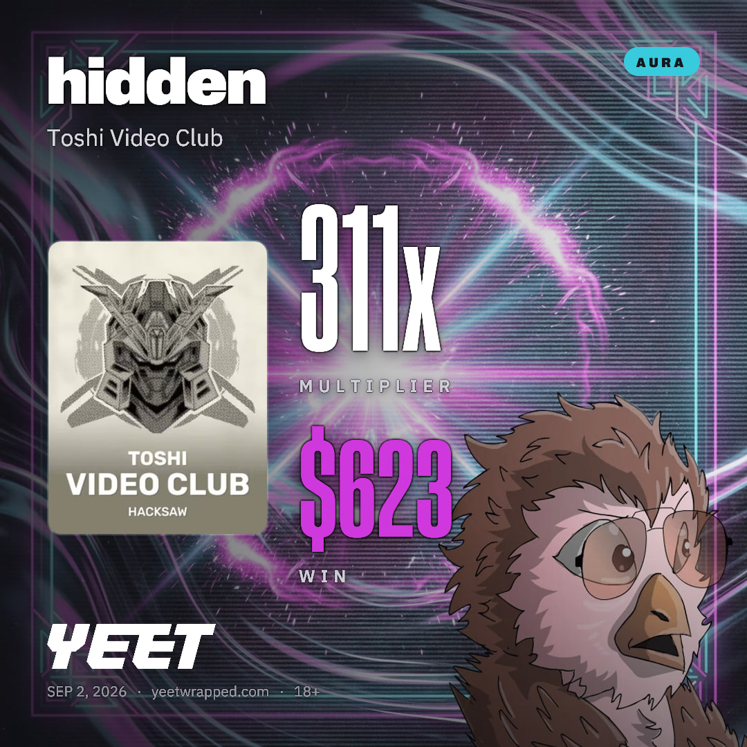 hidden hit 311.4x on Toshi Video Club