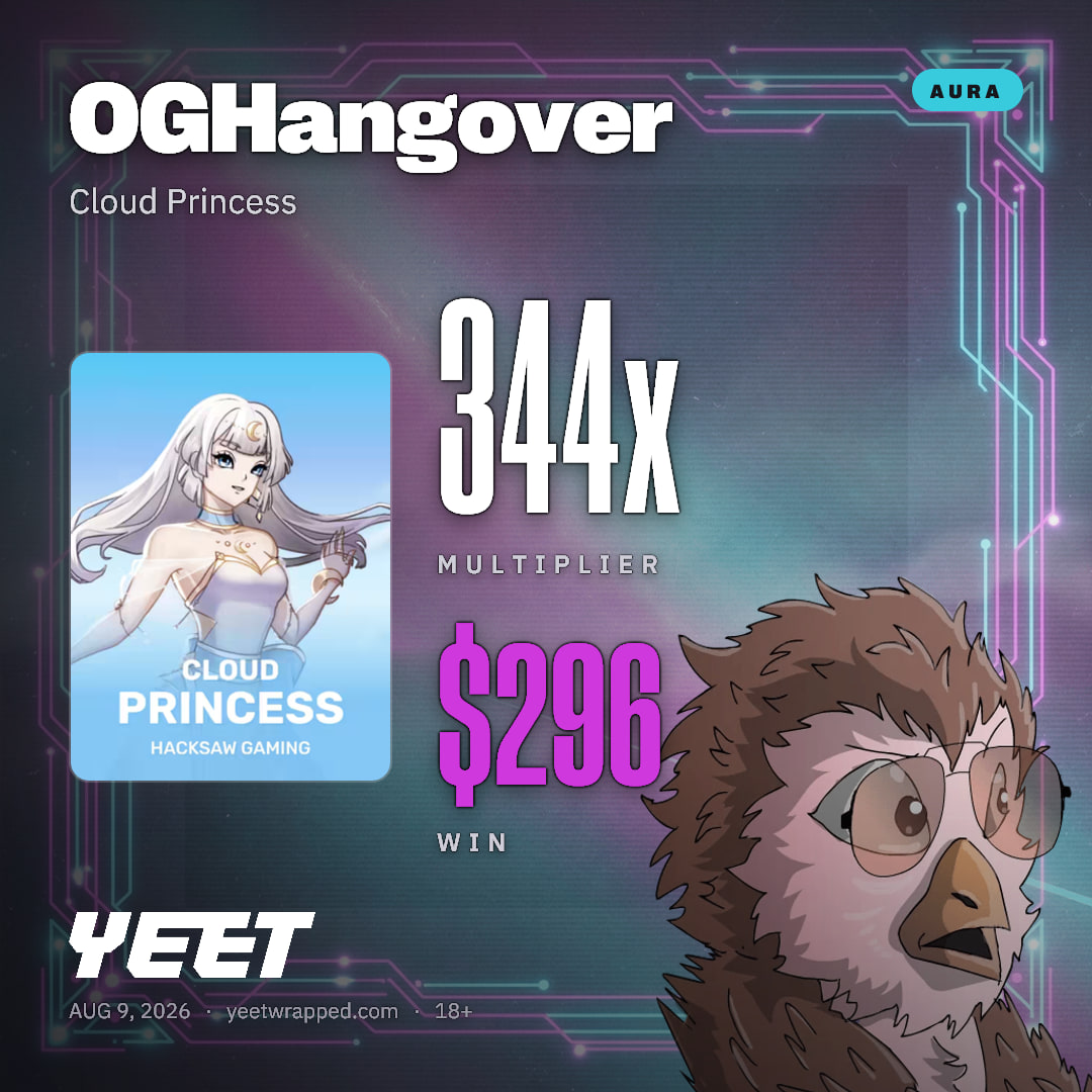 OGHangover hit 343.6x on Cloud Princess