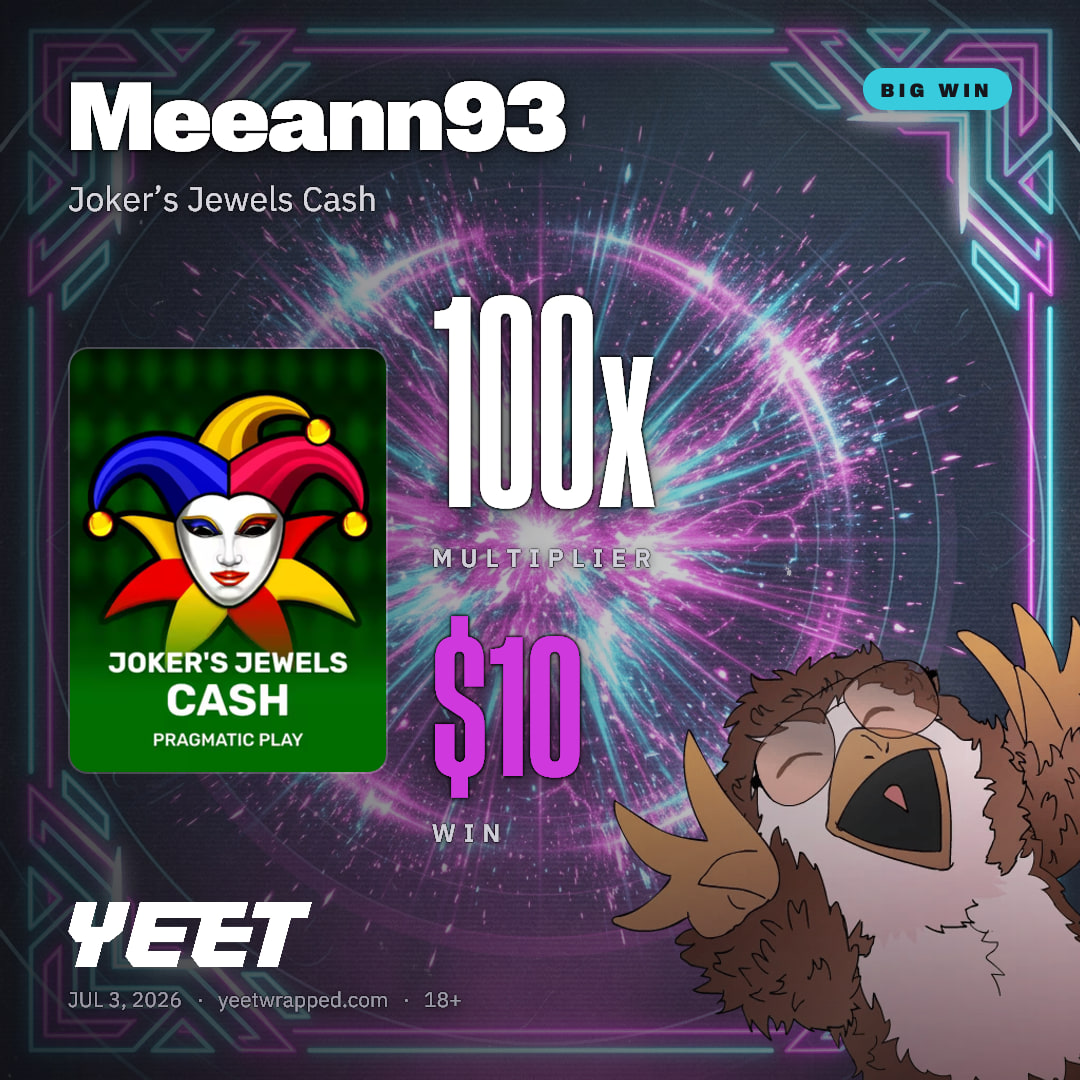 Meeann93 hit 100x on Joker’s Jewels Cash