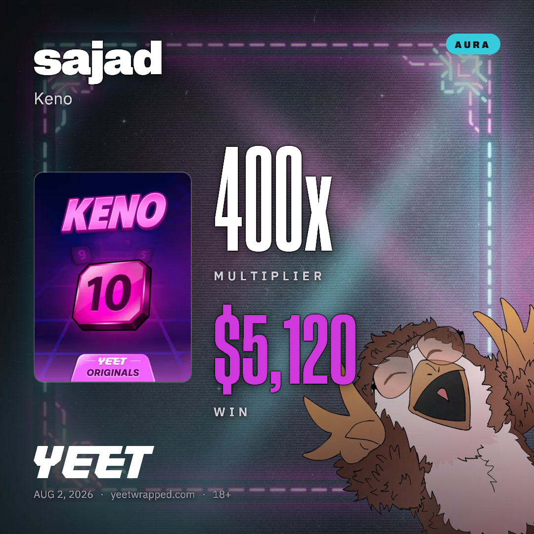 sajad hit 400x on Keno