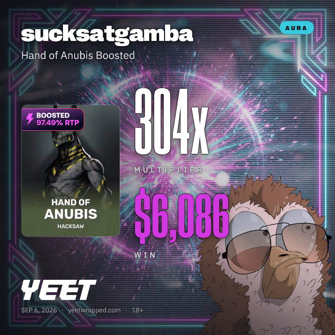 sucksatgamba hit 304.3x on Hand of Anubis Boosted