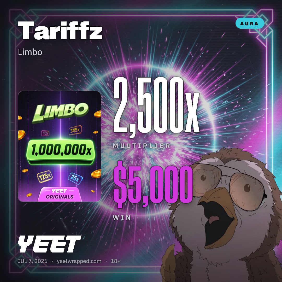 Tariffz hit 2,500x on Limbo