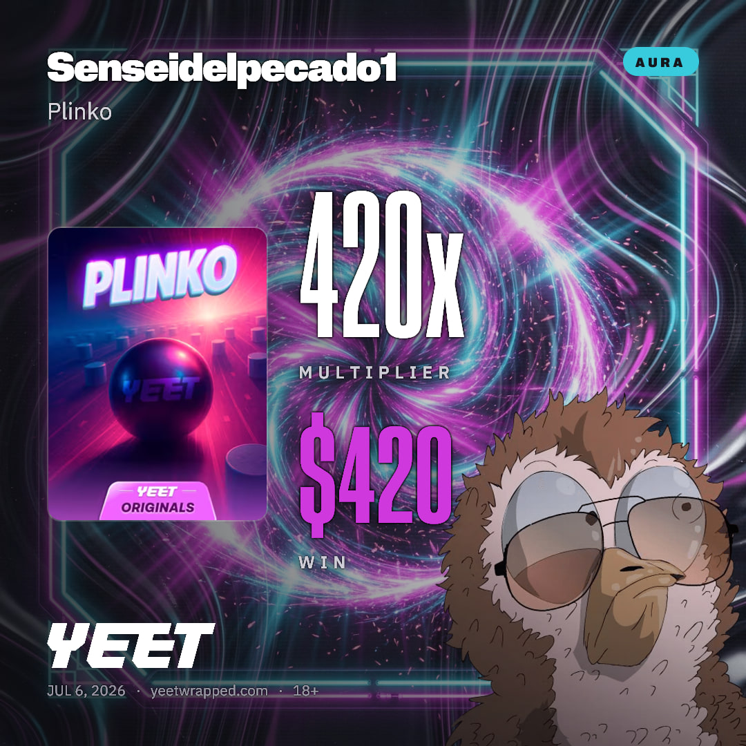 Senseidelpecado1 hit 420x on Plinko