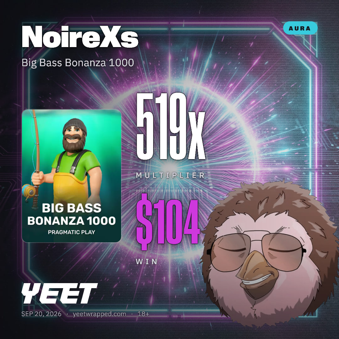 NoireXs hit 518.6x on Big Bass Bonanza 1000