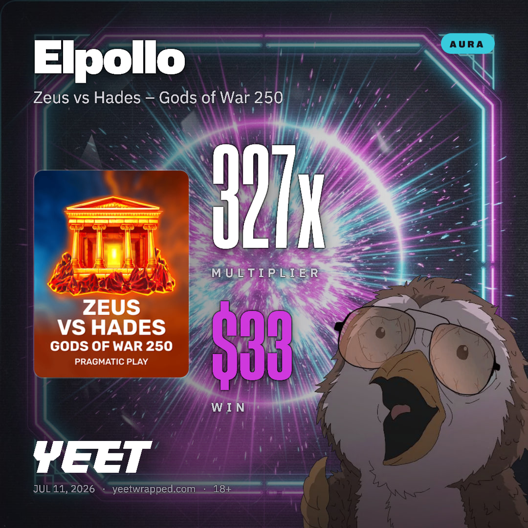 Elpollo hit 327.1x on Zeus vs Hades – Gods of War 250