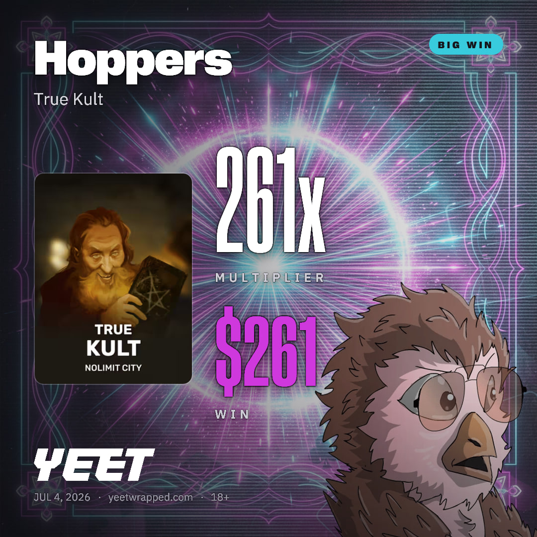 Hoppers hit 260.6x on True Kult