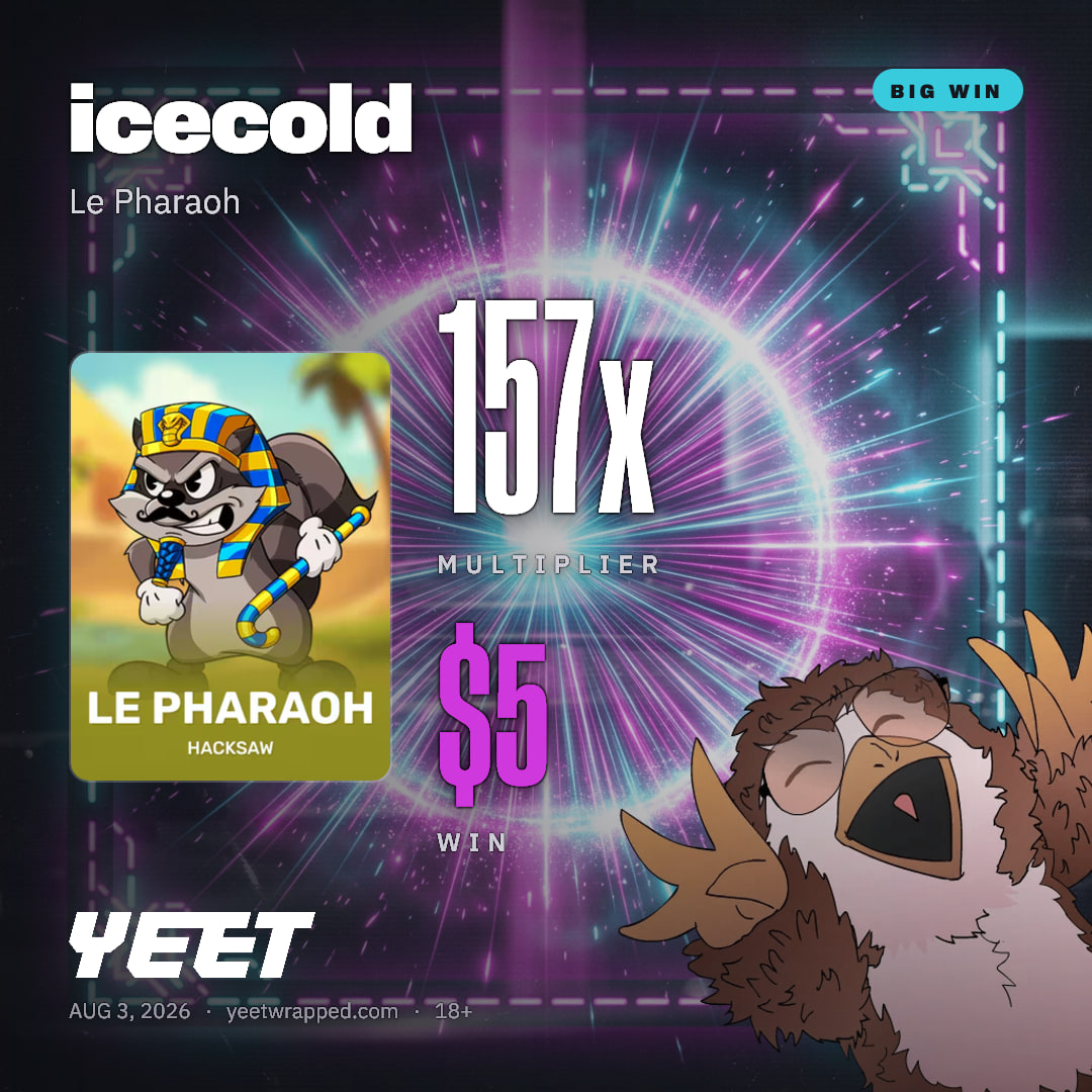 icecold hit 157x on Le Pharaoh