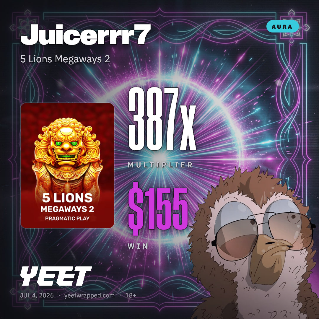 Juicerrr7 hit 387.1x on 5 Lions Megaways 2