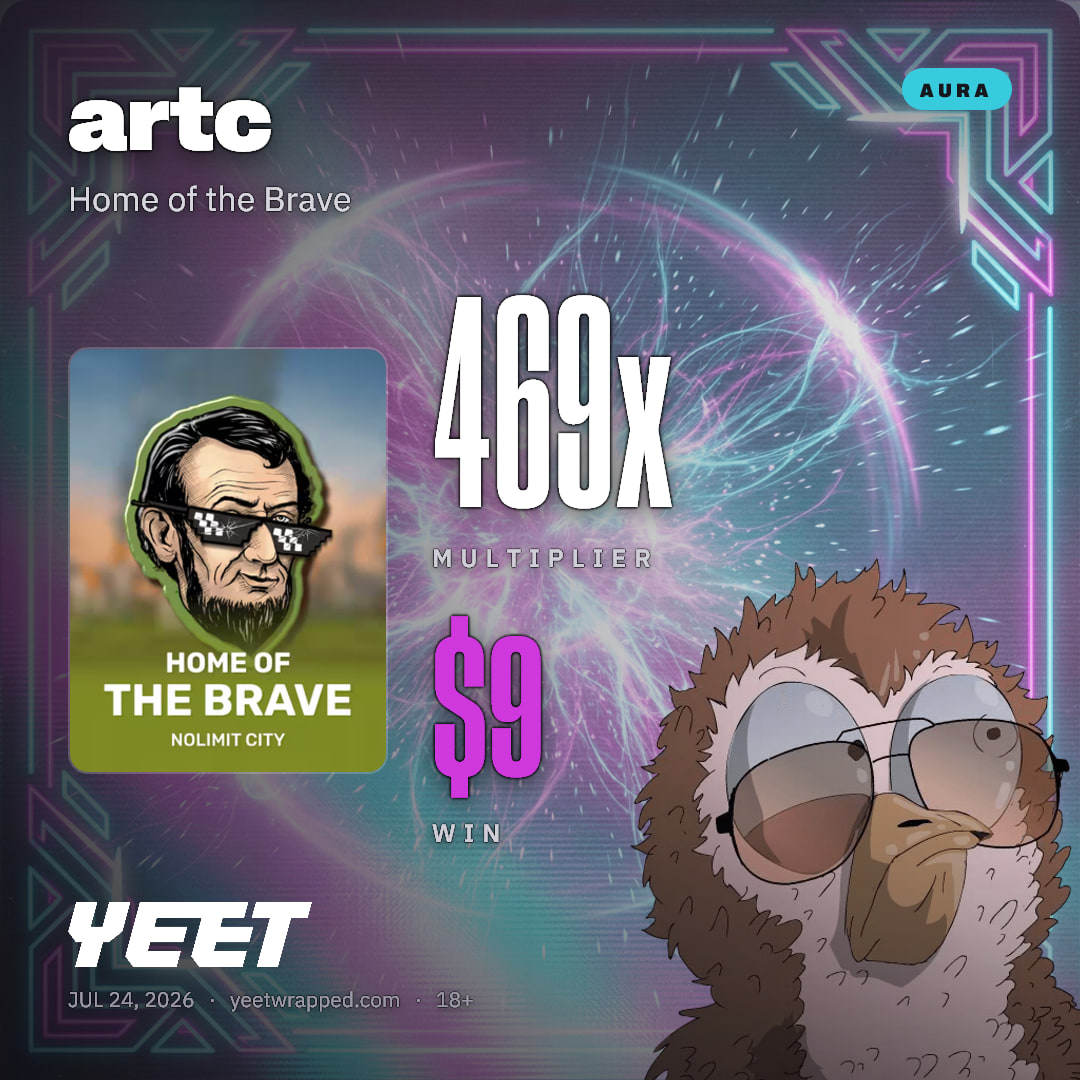 artc hit 469.2x on Home of the Brave