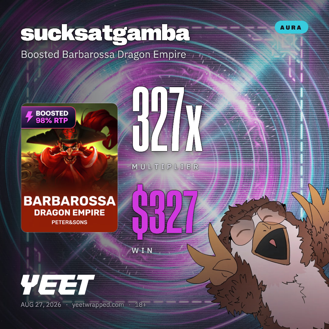 sucksatgamba hit 327.4x on Boosted Barbarossa Dragon Empire