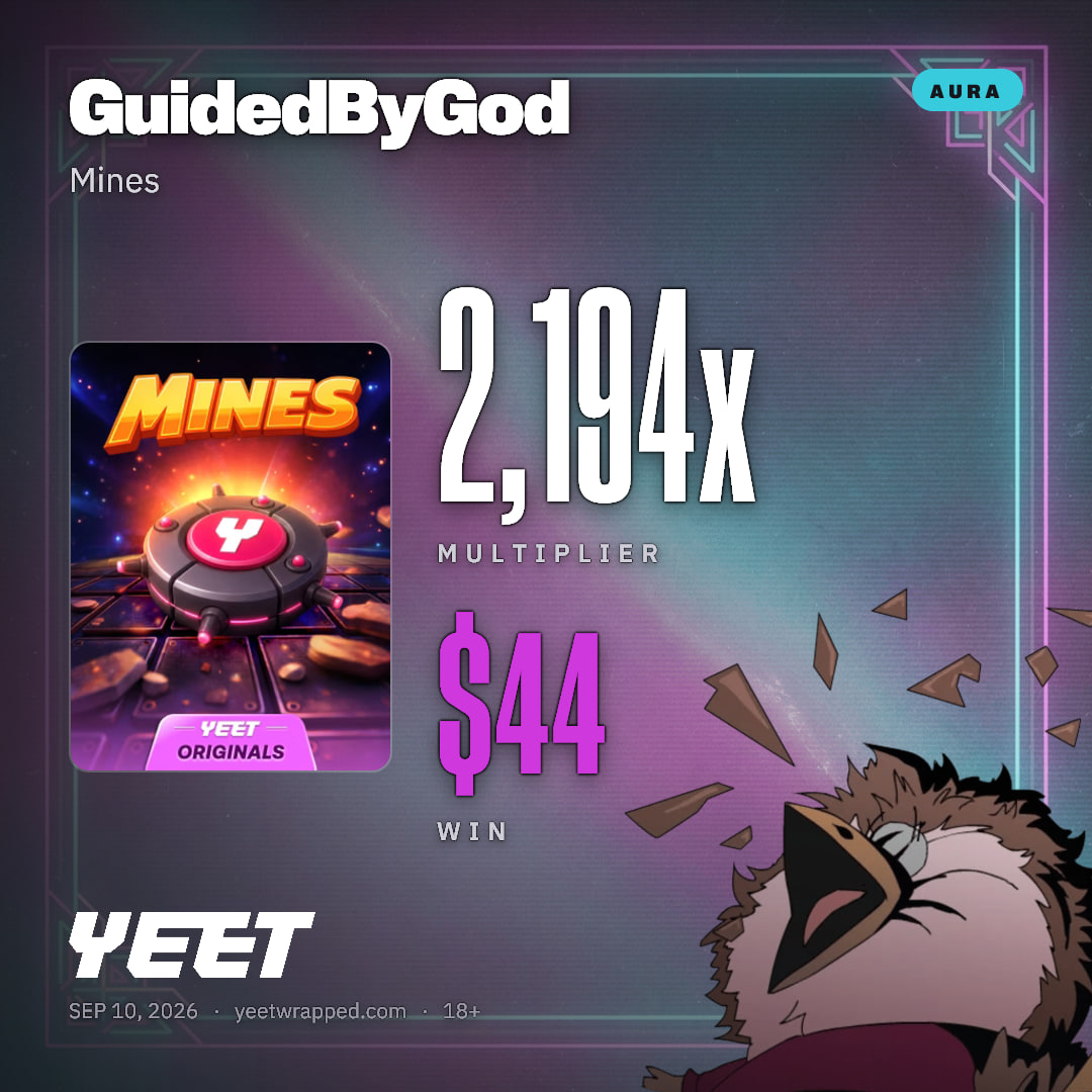 GuidedByGod hit 2,194x on Mines