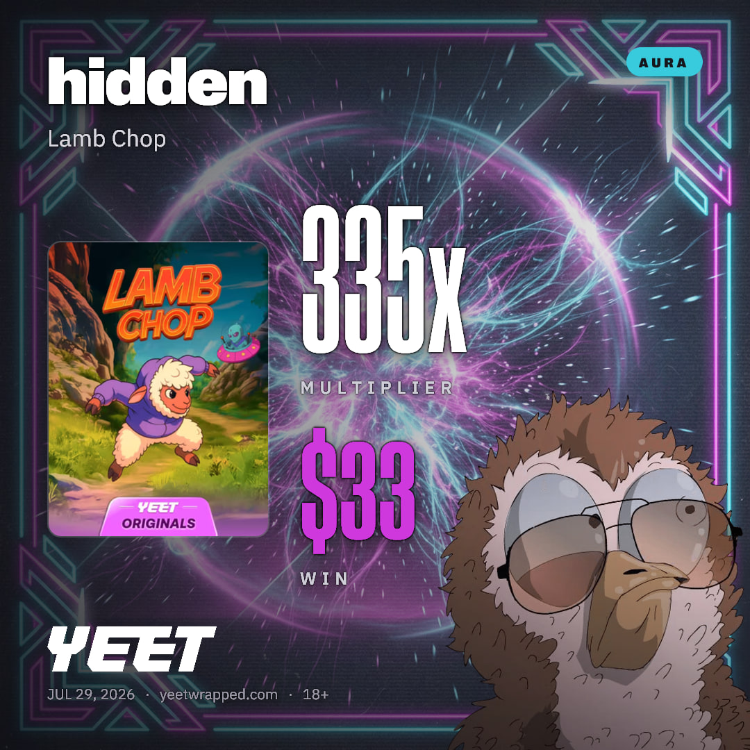 hidden hit 334.6x on Lamb Chop