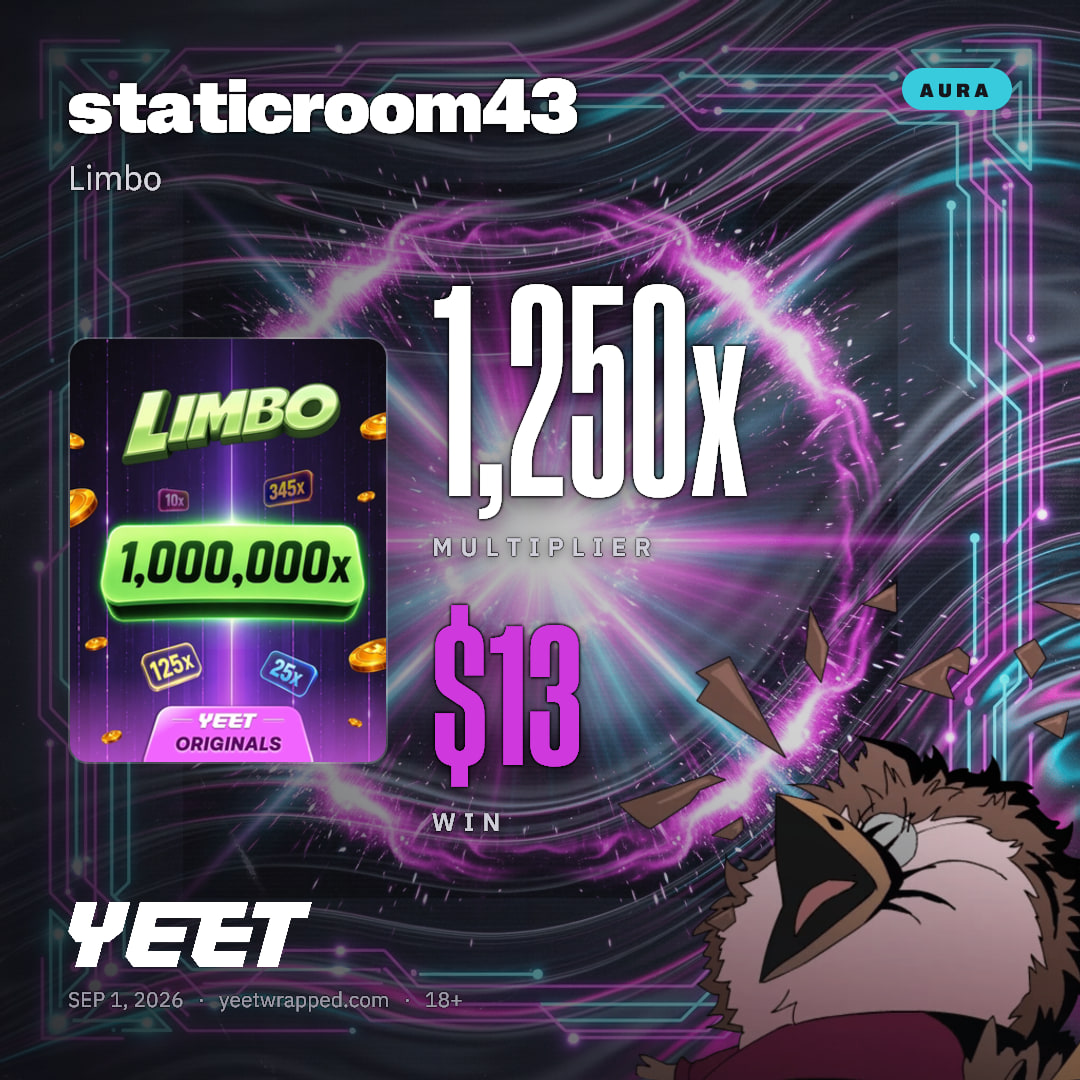 staticroom43 hit 1,250x on Limbo