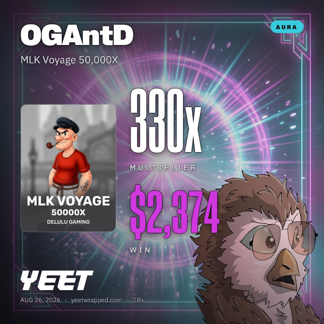 OGAntD hit 329.7x on MLK Voyage 50,000X