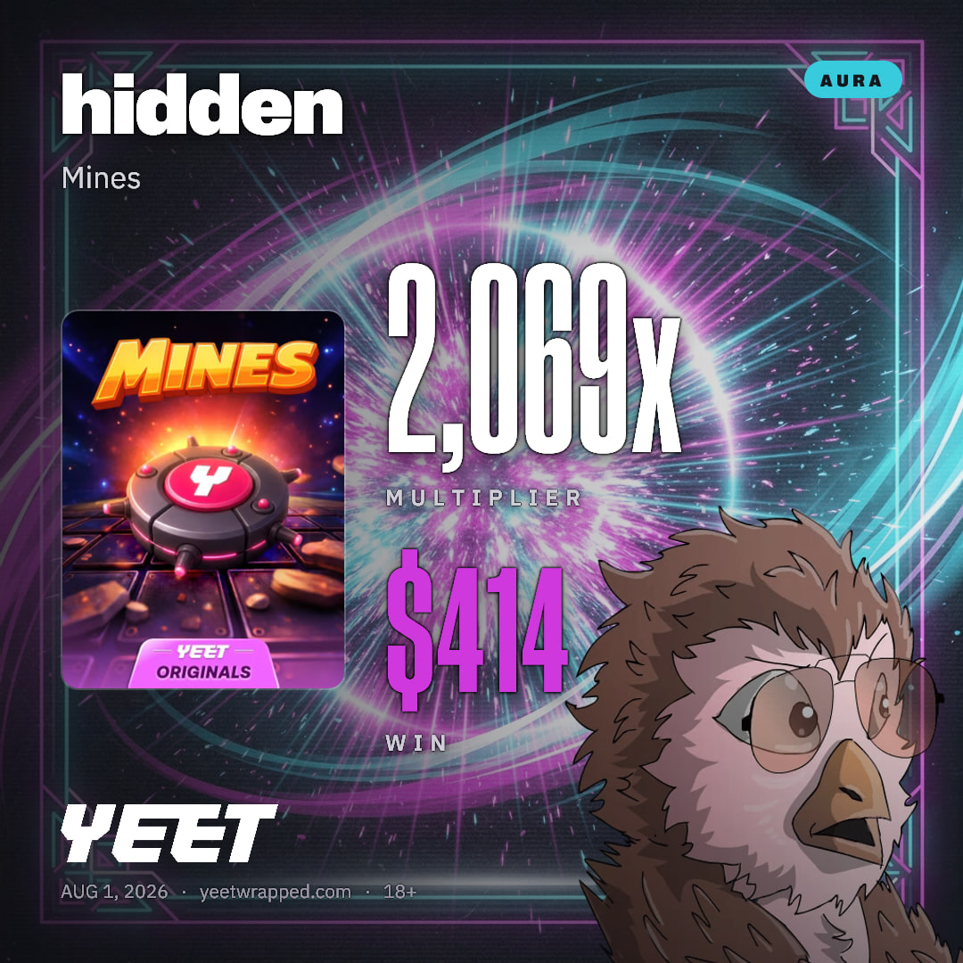 hidden hit 2,069x on Mines