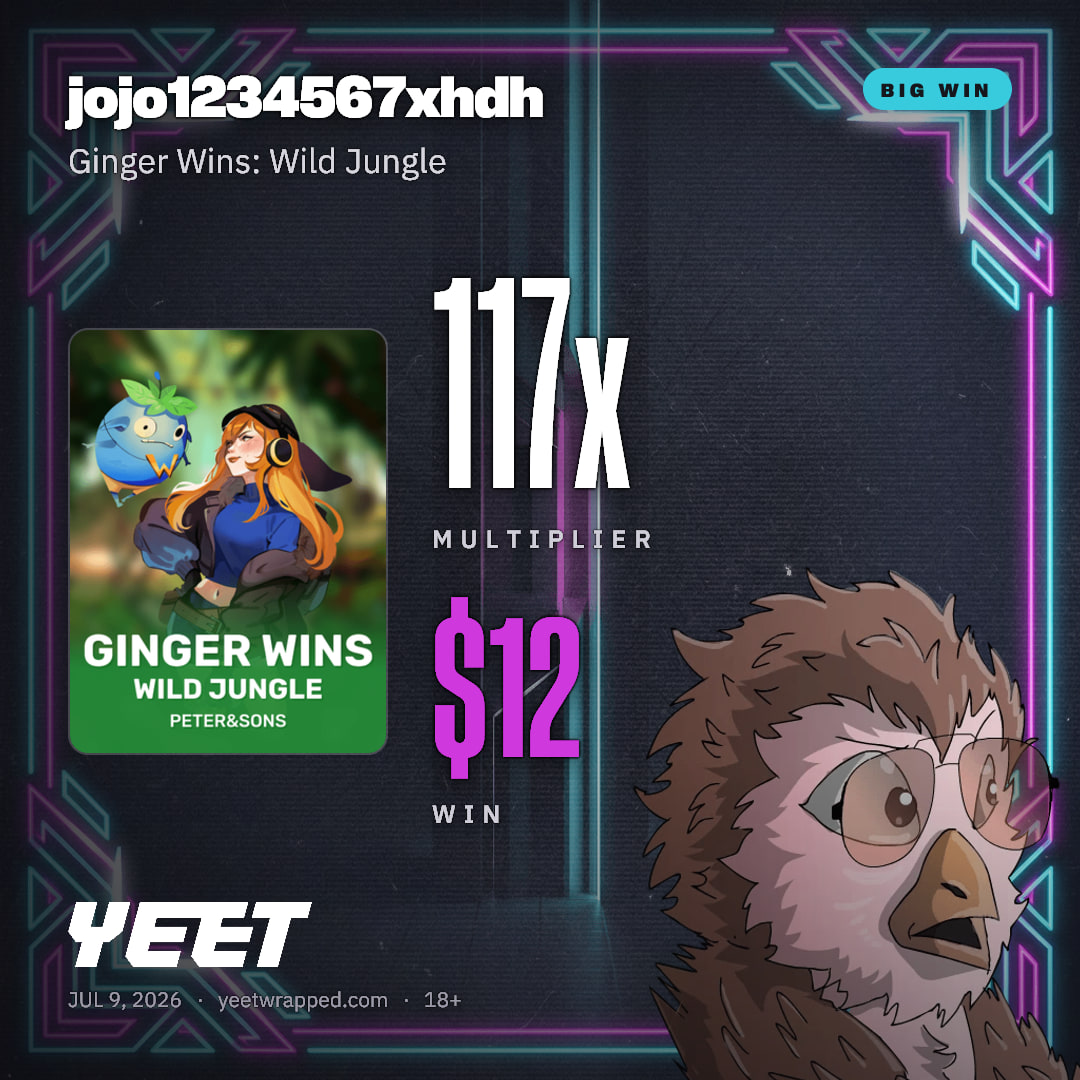 jojo1234567xhdh hit 117.3x on Ginger Wins: Wild Jungle