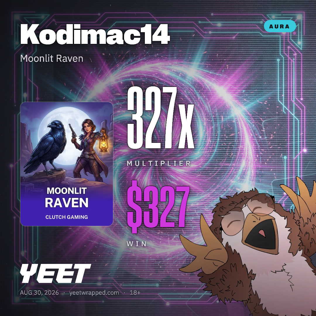 Kodimac14 hit 326.5x on Moonlit Raven