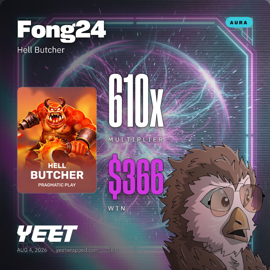 Fong24 hit 609.8x on Hell Butcher