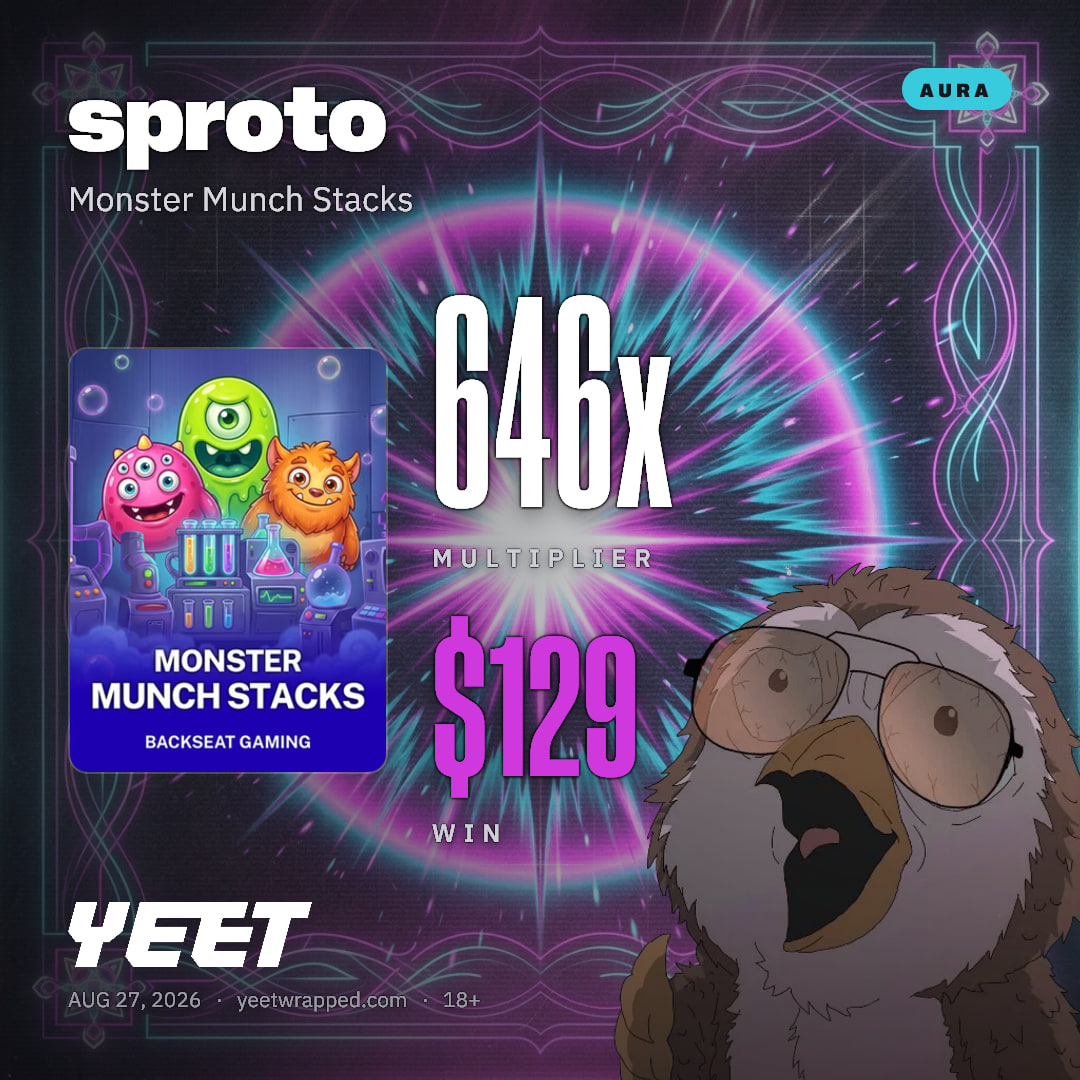 sproto hit 645.8x on Monster Munch Stacks