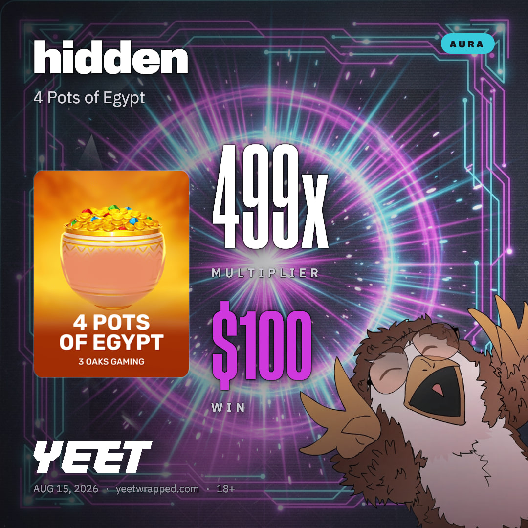 hidden hit 499x on 4 Pots of Egypt