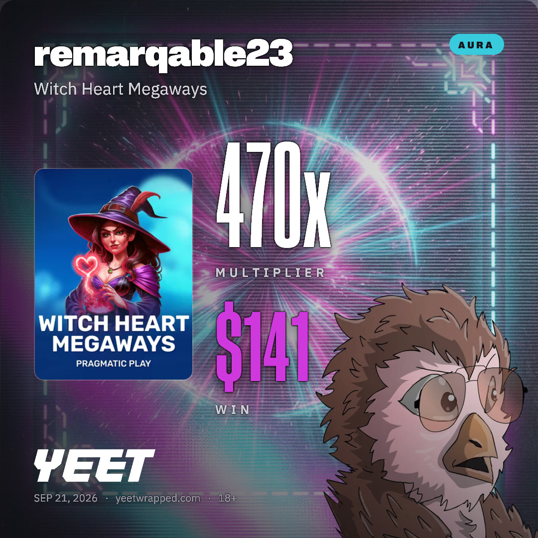 remarqable23 hit 470.2x on Witch Heart Megaways