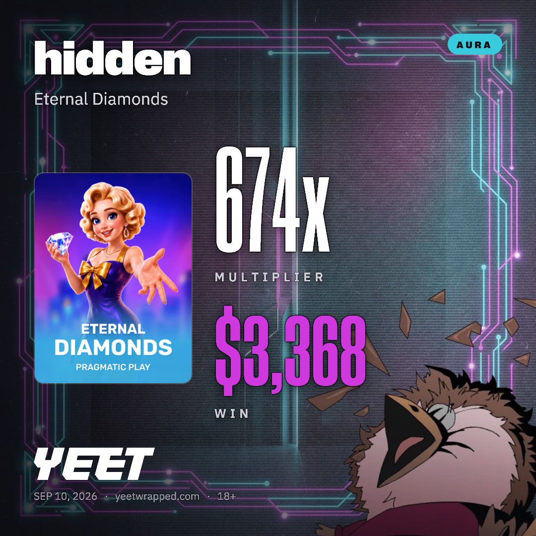 hidden hit 673.6x on Eternal Diamonds