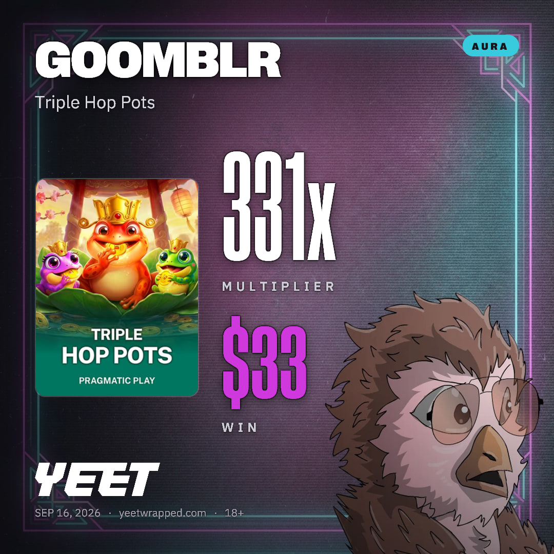 GOOMBLR hit 330.9x on Triple Hop Pots