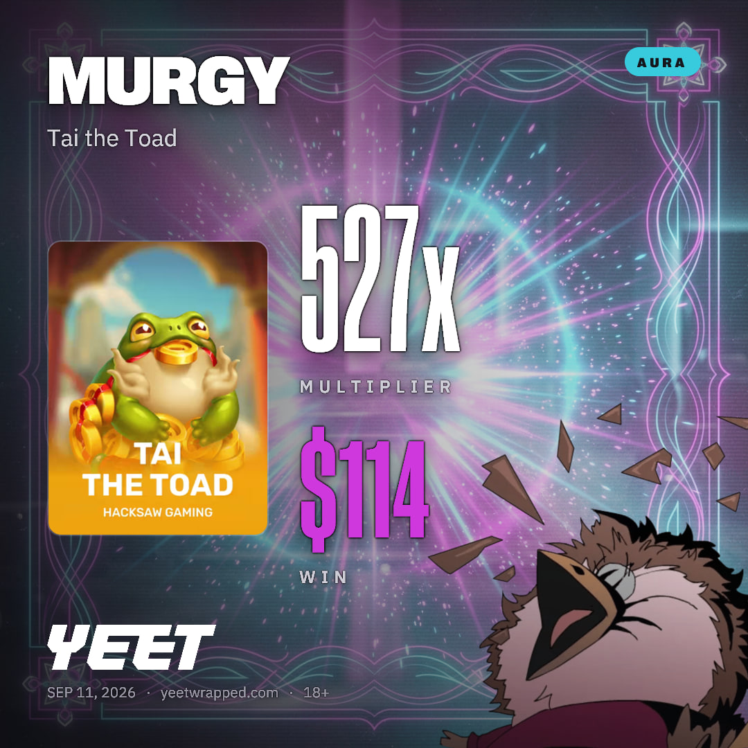 MURGY hit 526.5x on Tai the Toad