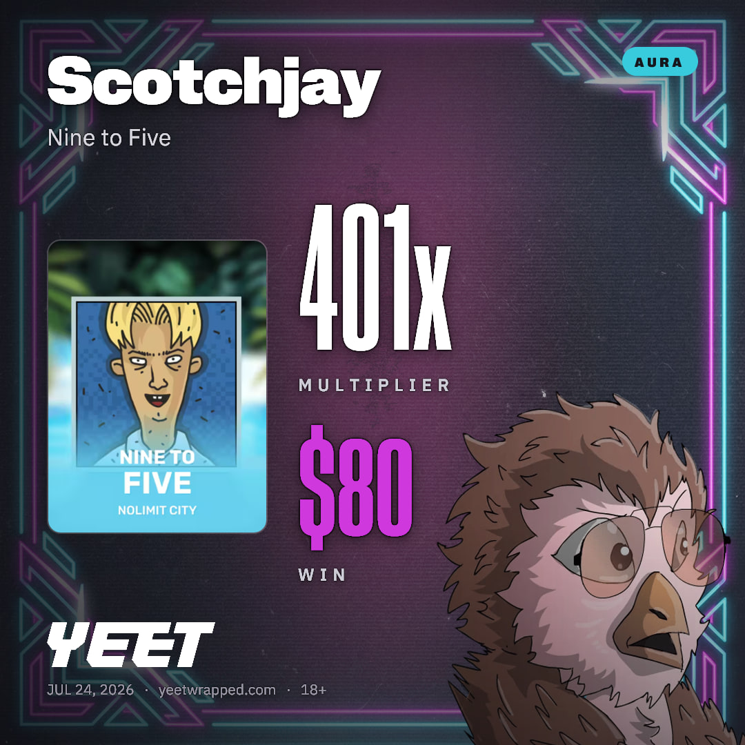 Scotchjay hit 401.4x on Nine to Five