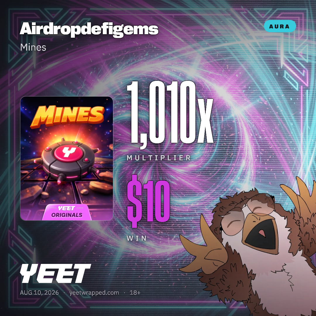 Airdropdefigems hit 1,010x on Mines