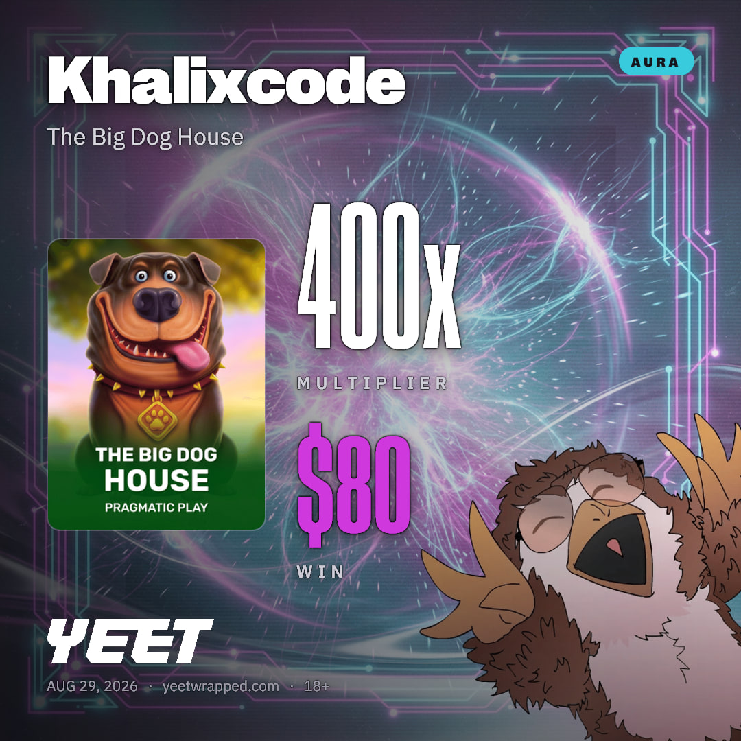 Khalixcode hit 399.9x on The Big Dog House