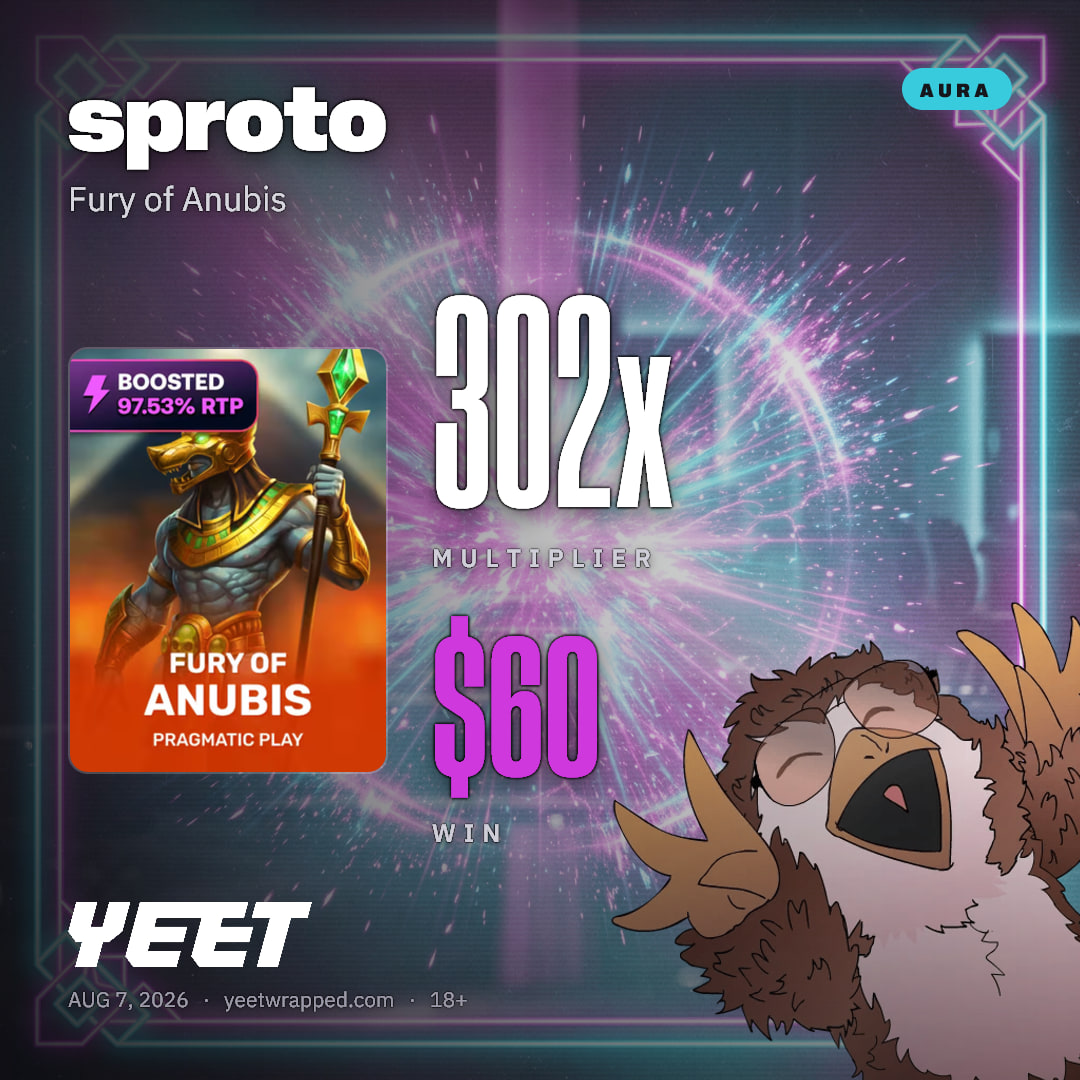 sproto hit 302.4x on Fury of Anubis