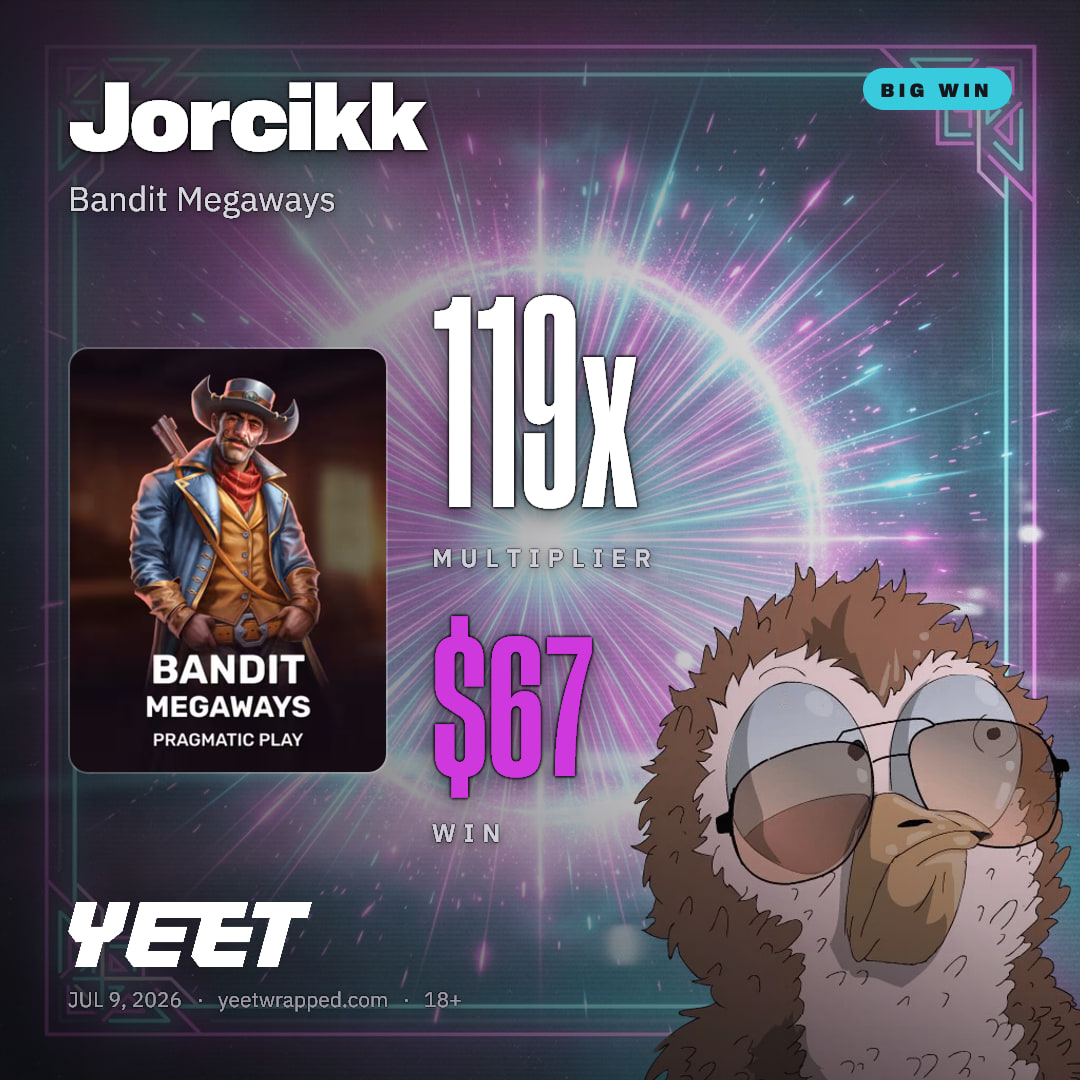 Jorcikk hit 119.3x on Bandit Megaways
