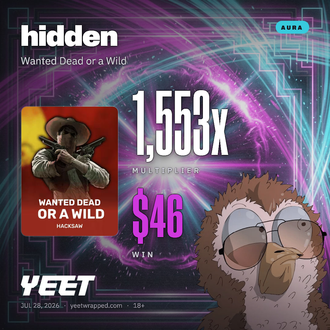 hidden hit 1,553x on Wanted Dead or a Wild