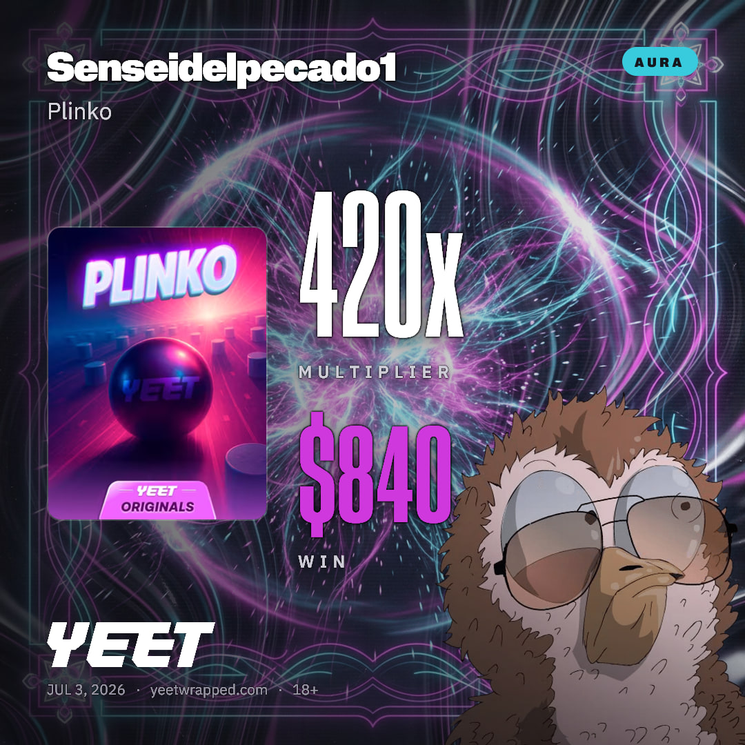 Senseidelpecado1 hit 420x on Plinko