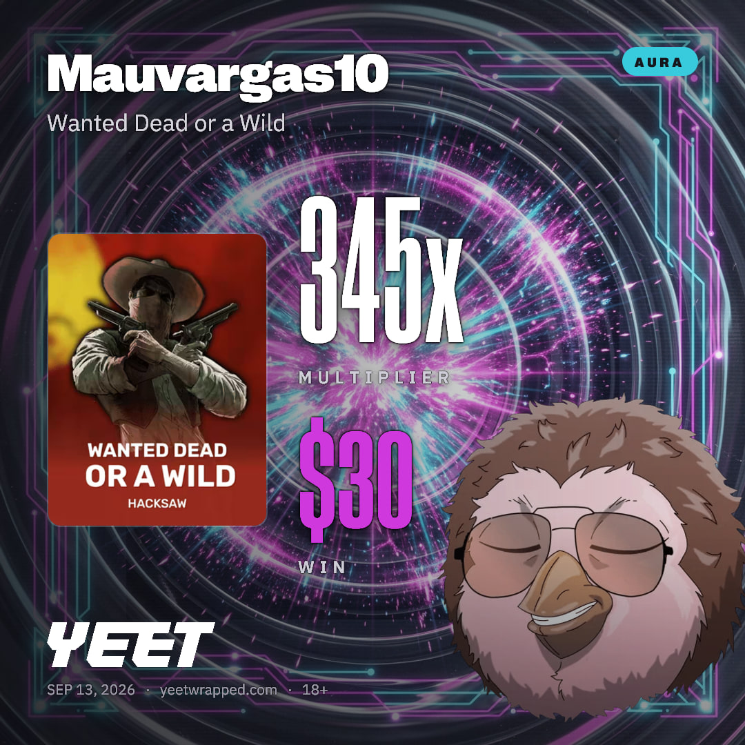 Mauvargas10 hit 345.2x on Wanted Dead or a Wild