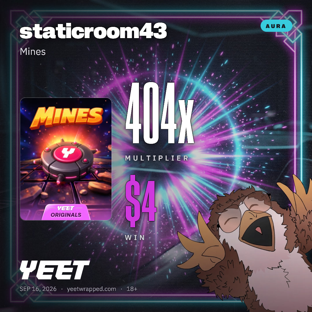 staticroom43 hit 404.1x on Mines