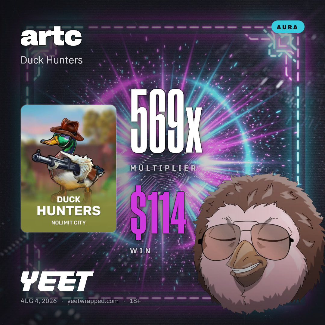 artc hit 569.4x on Duck Hunters