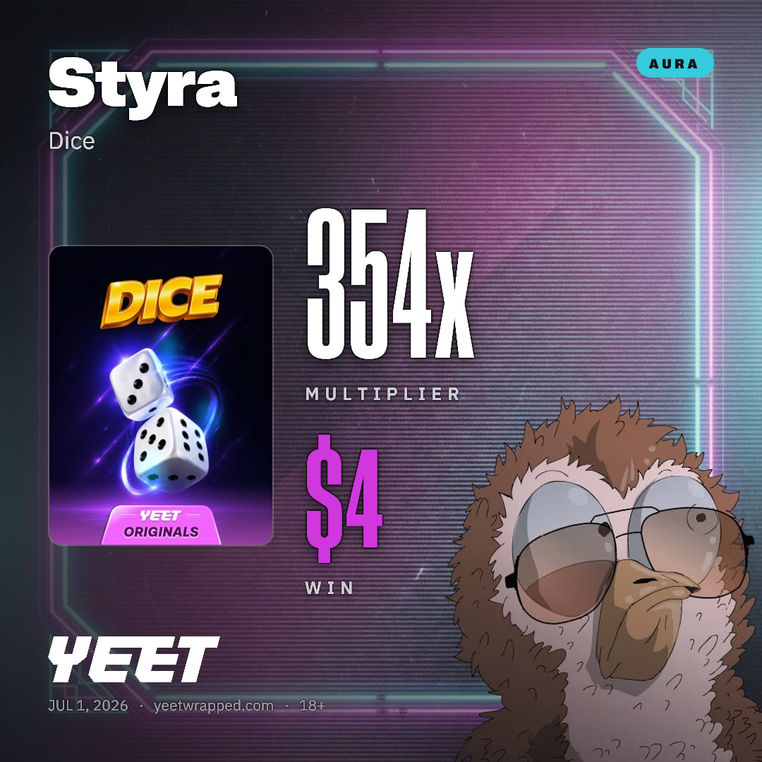 Styra hit 353.6x on Dice